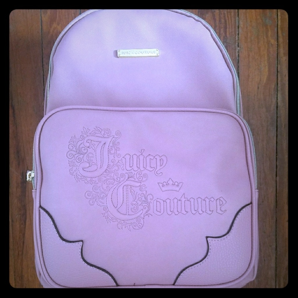 Leather Juicy couture backpack